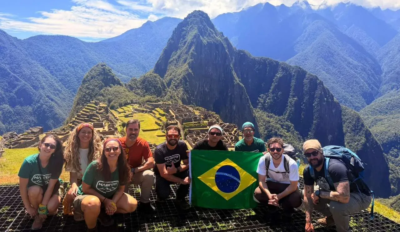 Viajantes da Habitat na expedição Salkantay
